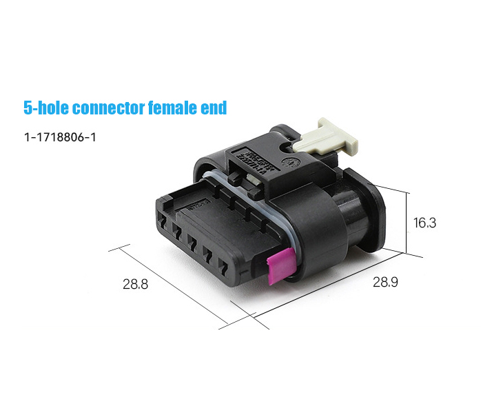 5-gaats connector vrouwelijk uiteinde